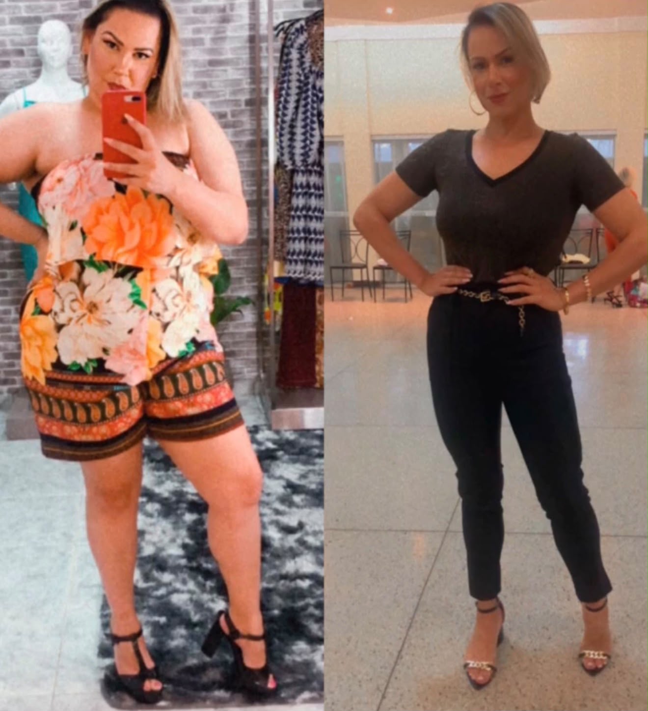 10 meses: menos 27,6 kg, mais 1,7 kg de massa magra e menos 22,1% de gordura