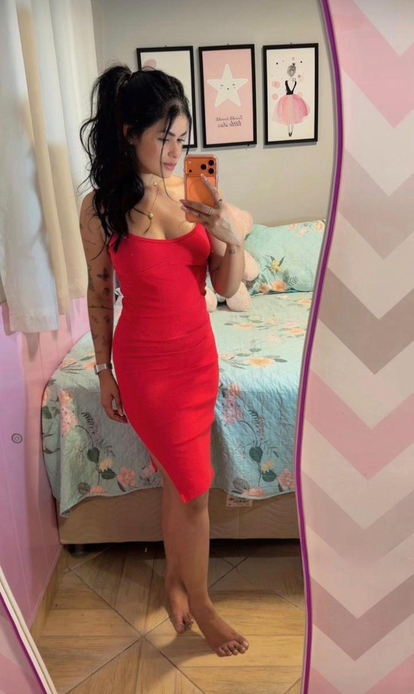 Foto de resultado da mesma aluna do feedback no WhatsApp